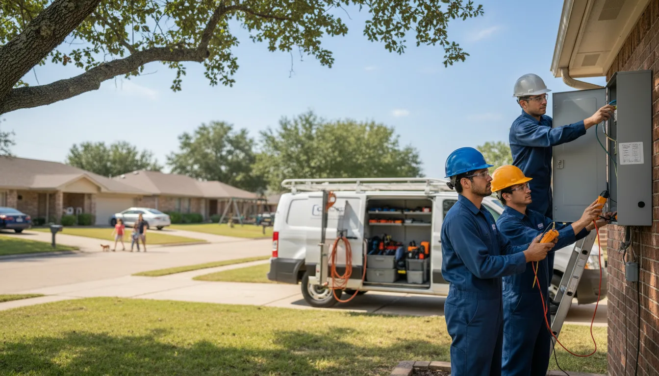 Certified electrician providing emergency electrical services in Marston, NC